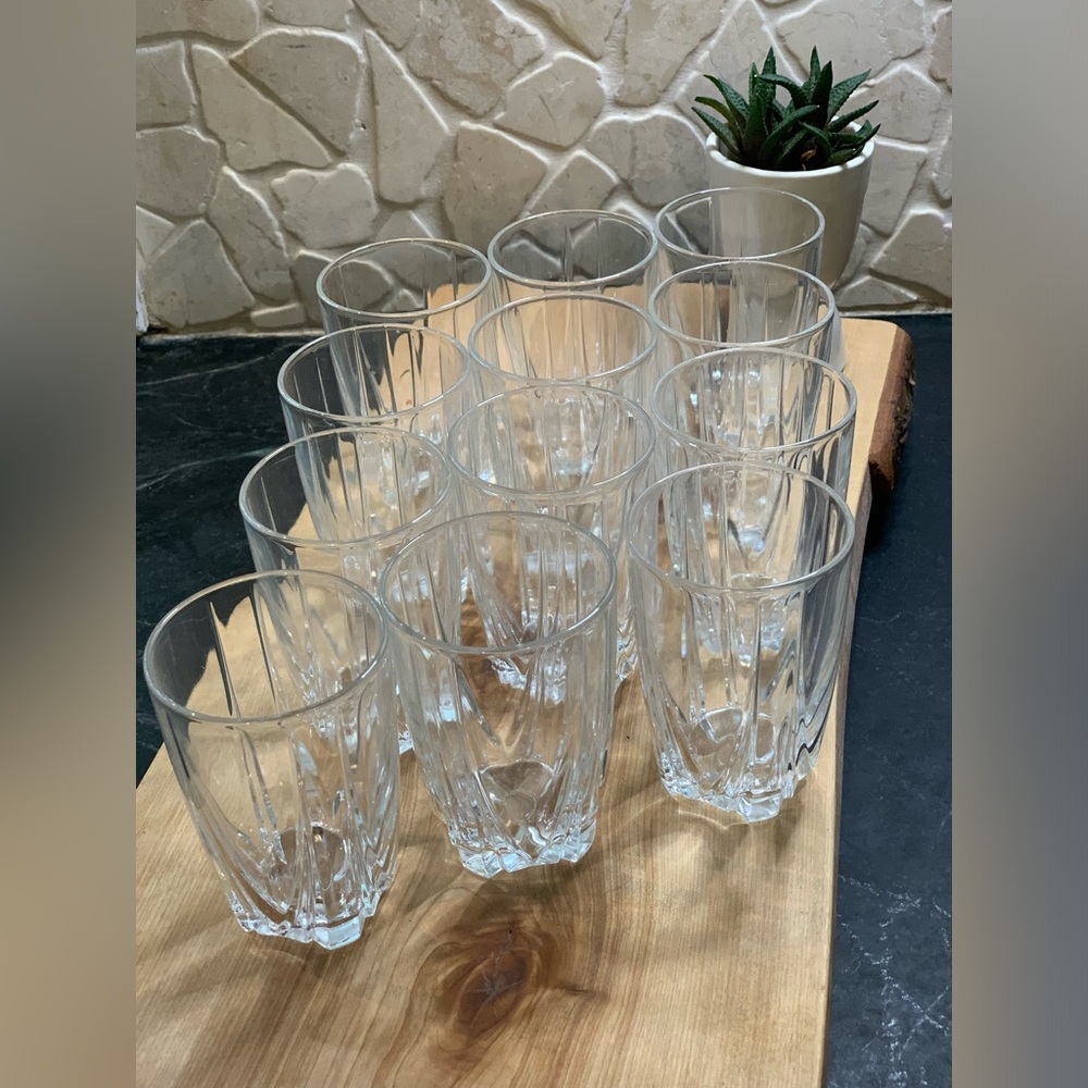 ARCOROC | Set of 12 | Vintage Juice Glasses